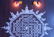 10 dots Swasthik Sikku kolam || Tippudu Muggulu margazhi, big kolams, sikku kolam, neli kolam, big kolams