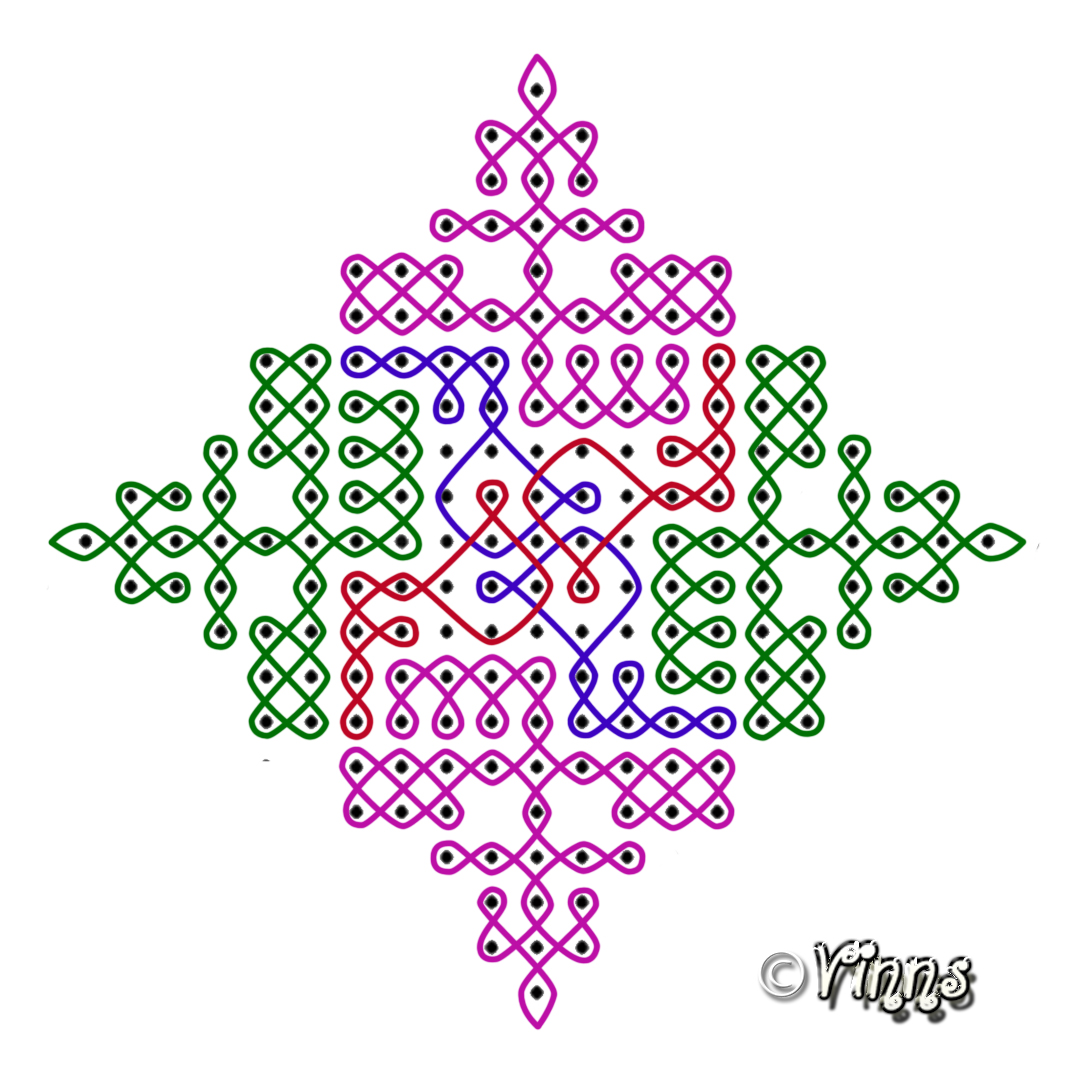 margazhi, big kolams, sikku kolam, neli kolam, big kolams