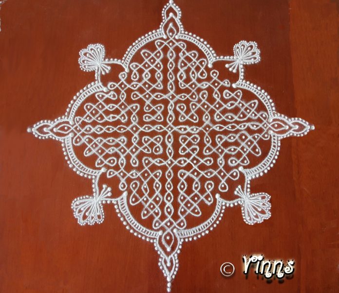 19_DOTS_NEW_SIKKU_KOLAM_MUGGULU