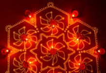 15-8 Interlaced Dots Kolam || Karthigai Kolam || Pinwheel kolam karthigai, vilakku kolam, lamps, diya, karthigai month, kaarthigai, maha deepam, thiruvannamalai