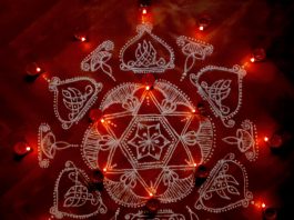 Karthigai Deepa Kolam -1 || Kuthu Vilakku || Chukkaleni Muggulu karthigai, vilakku kolam, lamps, diya, karthigai month, kaarthigai, maha deepam, thiruvannamalai, margazhi kolam