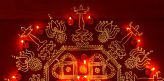 karthigai, vilakku kolam, lamps, diya, karthigai month, kaarthigai, maha deepam, thiruvannamalai, margazhi kolam
