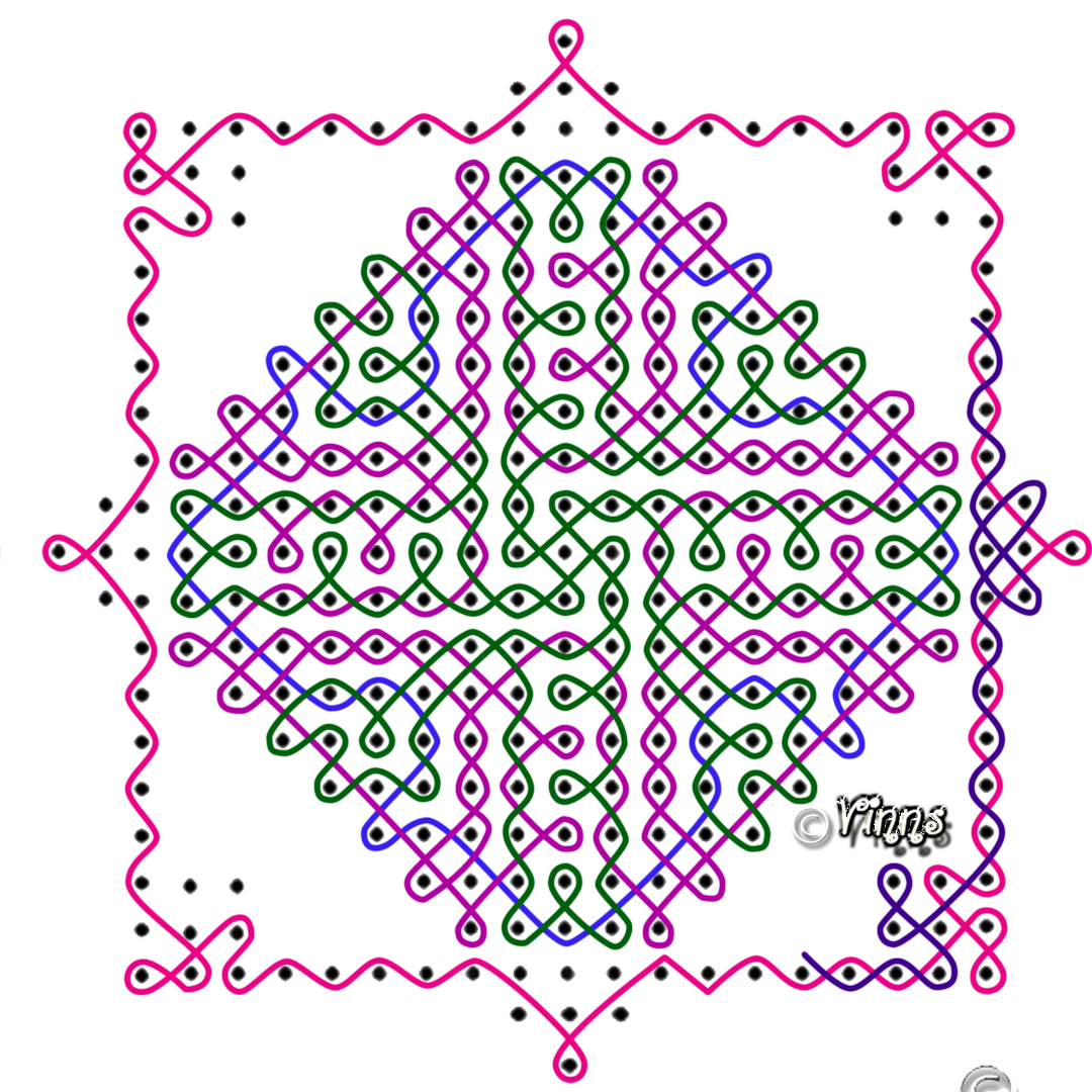 margazhi kolam, big sikku kolam, karthigai, vilakku kolam, lamps, diya, karthigai month, kaarthigai, maha deepam, thiruvannamalai, margazhi kolam