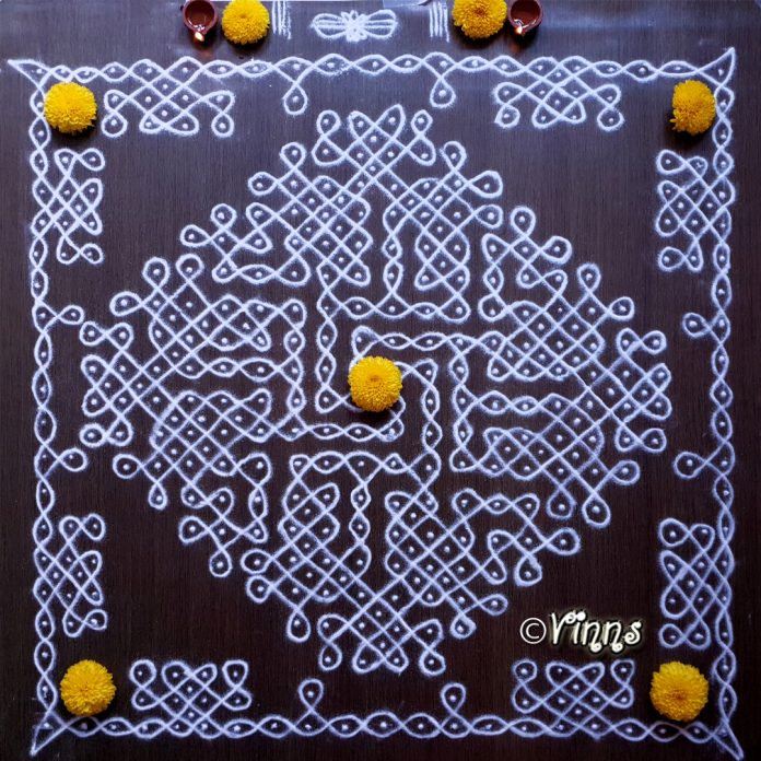 18_dots_sikku_kolam_dhanursmasa_muggulu