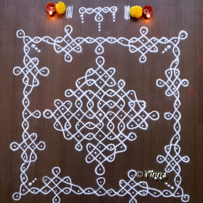 karthigai, vilakku kolam, lamps, diya, karthigai month, kaarthigai, maha deepam, thiruvannamalai, margazhi kolam