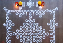 11 Dots Sikku Kolam || Bikki Kolam -3 || Chukkala Muggulu 19 dots sikku kolam, big kolam, kambi kolam, rangoli, pulli kolam, daily kolams, new design kolam