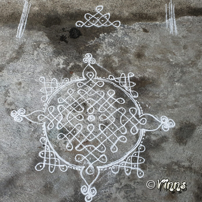11_dots_sikku_kambi_muggulu_rangoli_margazhi 11 Dots, sikku kolam, big kolam, margazhi kola, karthigai kolam, chikku kolam, neli kolam, simple kolam, ,