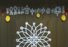 Shodashdala Padmam || Lakshmi Pooja Rangoli || Sacred Lotus Muggulu shodashdala Padmam, lotus kolam, lakshmi pooja muggulu, varalakshmi kolam, friday pooja room kolam,