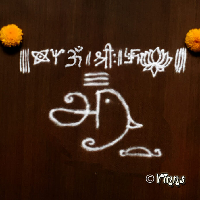 ganapathy, vinayagar, pillaiyar, chathurthi, rangoli , kolam,