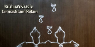 Janmashtami Kolam, Krishna Jayanthi Muggulu, Gokulashtami Rangoli