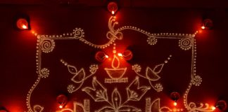 Karthigai kolam, agal vilakku, vilakku kolam, diya rangoli, margazhi kolam,13 dots, sikku kolam,