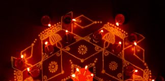 Karthigai kolam, agal vilakku, vilakku kolam, diya rangoli, margazhi kolam,13 dots, sikku kolam,