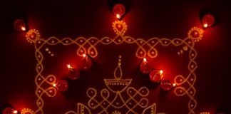 Karthigai kolam, agal vilakku, vilakku kolam, diya rangoli, margazhi kolam,13 dots, sikku kolam,
