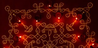Karthigai kolam, agal vilakku, vilakku kolam, diya rangoli, margazhi kolam,13 dots, sikku kolam,