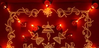 Karthigai kolam, agal vilakku, vilakku kolam, diya rangoli, margazhi kolam,13 dots, sikku kolam,