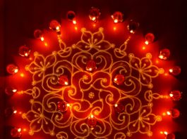 13-7 Dots Flower kolam || Karthigai Deepa Kolam || Diya Rangoli || Simple Muggulu Karthigai kolam, agal vilakku, vilakku kolam, diya rangoli, margazhi kolam,13 dots, sikku kolam,