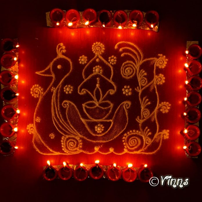 8_dots_birds_karthigai_deepam_kolam_diya_rangoli_muggulu-min Karthigai kolam, agal vilakku, vilakku kolam, diya rangoli, margazhi kolam,13 dots, sikku kolam,