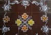 10 dots Flower kolam || offering to Sri Sathya Saibaba || Rangoli || Muggulu flower kolam, simple kolam, margazhi kolam